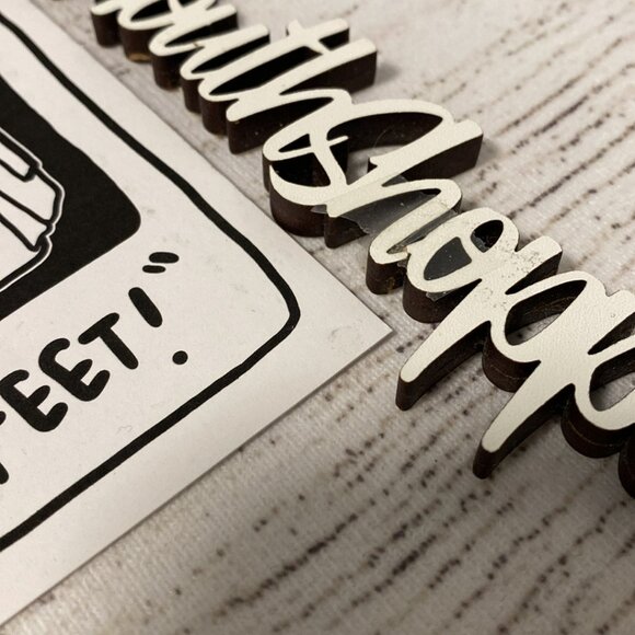 The Dark Times NO FEET Ghost Beetlejuice Halloween Art Print - Picture 2 of 6